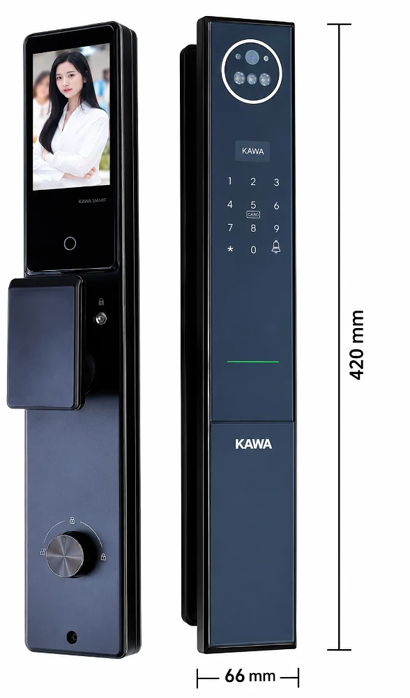 Khóa Cửa Thông Minh KAWA KT88F Ultra – Face ID 3D, Camera, WiFi - Ảnh 4