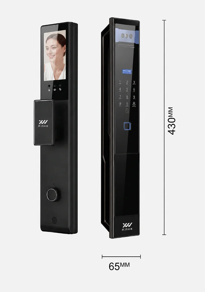 Khóa cửa thông minh KITOS KT69F – Face ID 3D, WiFi/Remote - Ảnh 3