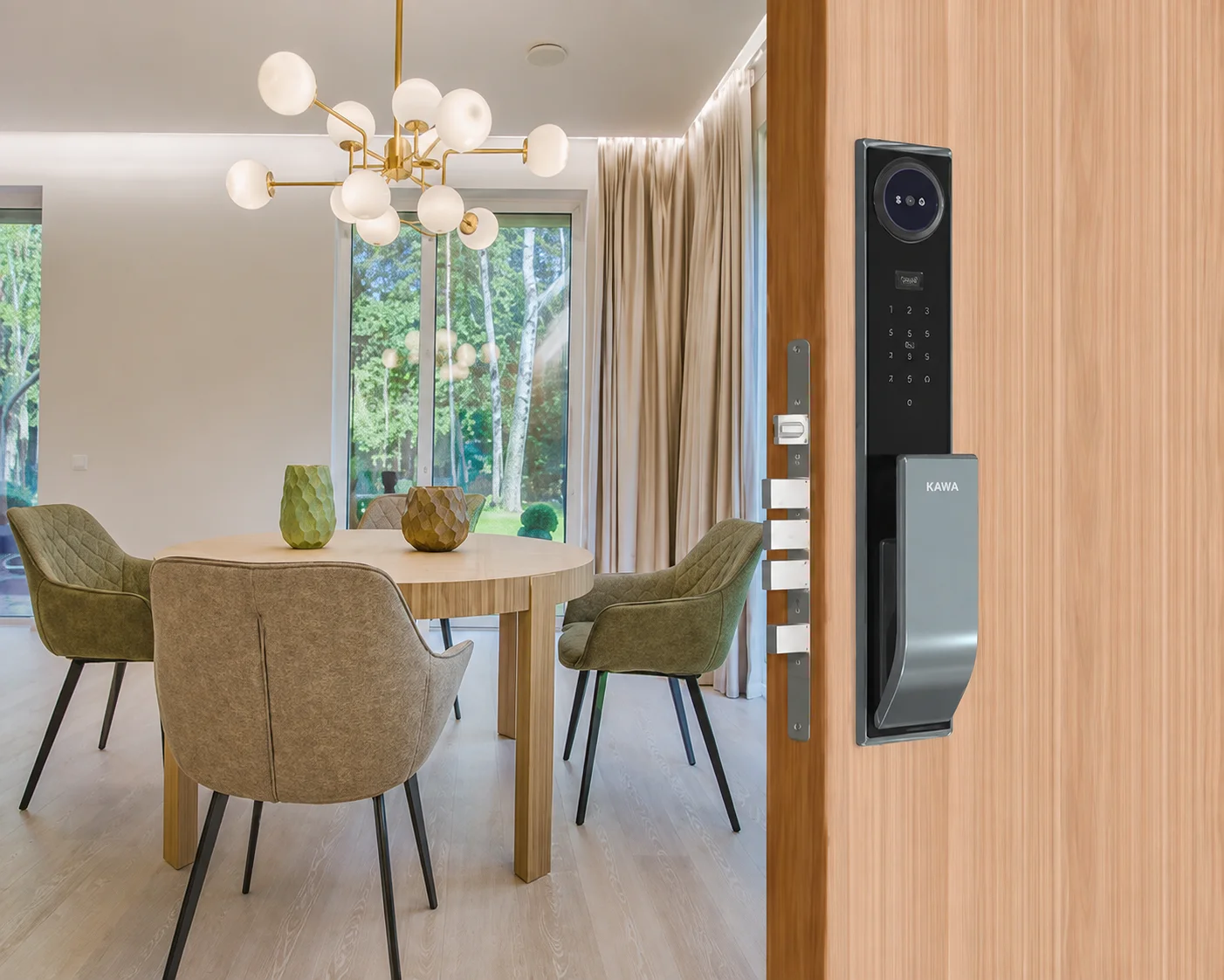 Khóa Cửa Thông Minh KITOS KT99F PRO Face ID 3D – WiFi/Remote - Ảnh 2