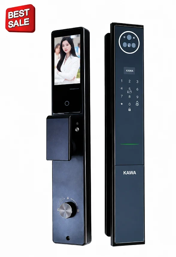 Khóa Cửa Thông Minh KAWA KT88F Ultra – Face ID 3D, Camera, WiFi