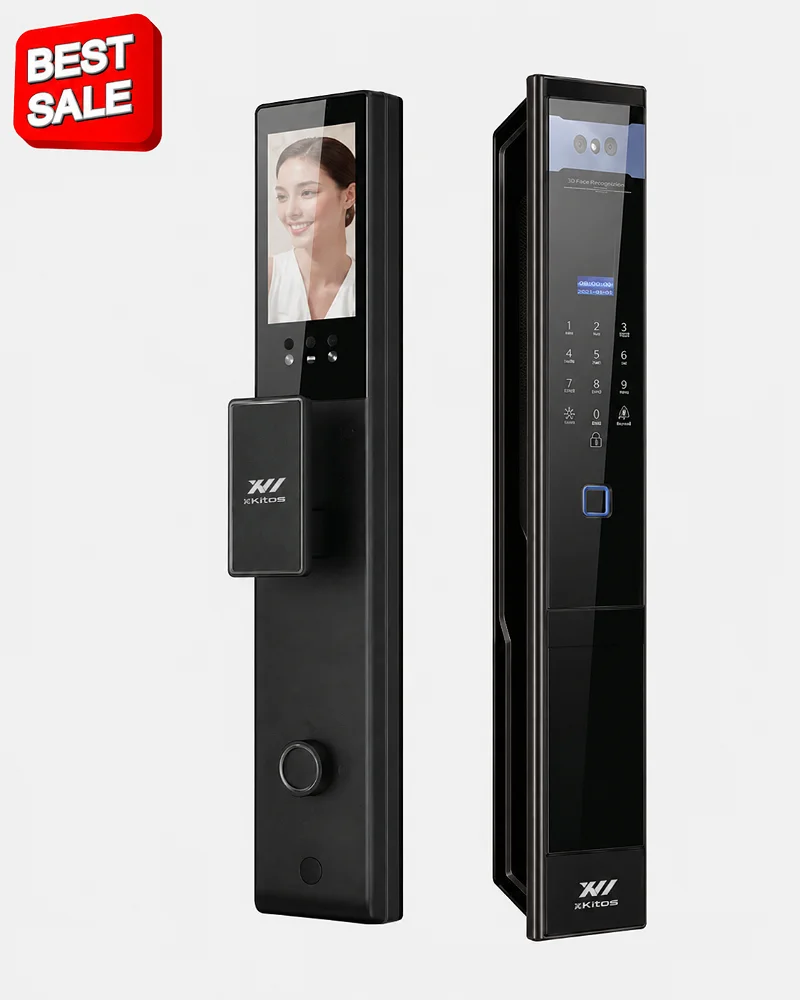 Khóa cửa thông minh KITOS KT69F – Face ID 3D, WiFi/Remote